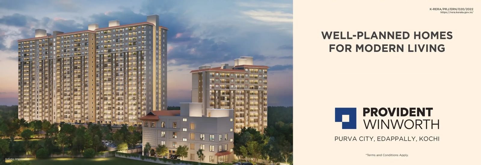 Provident Winworth project information — Edappally, Kochi